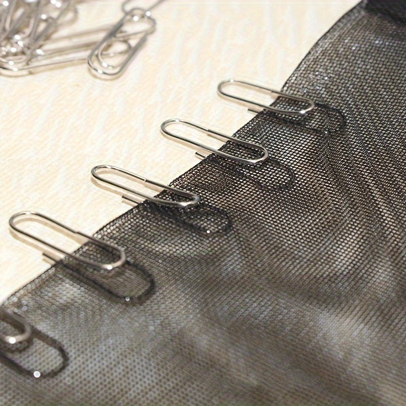 70pcs Silvery Metal Paper Clips with Box