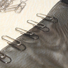70pcs Silvery Metal Paper Clips with Box