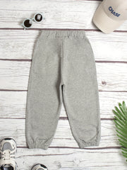 Toddler Boys Cotton Sweatshirt Jogger Pants