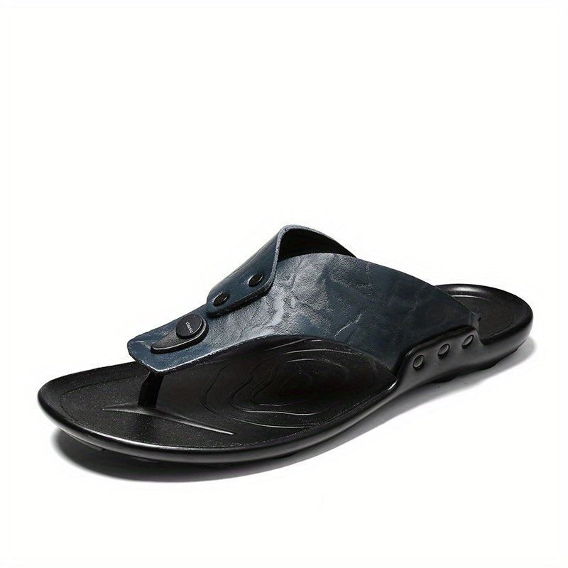 Men's Lightweight Slide Thong Sandals for Beach Shower