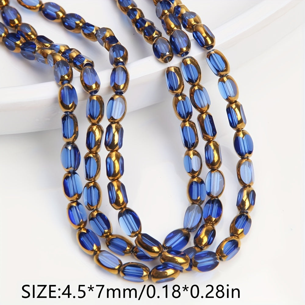 50pcs 4 5 7mm Faceted Glass Beads for Jewelry Making DIY Necklace Bracelet