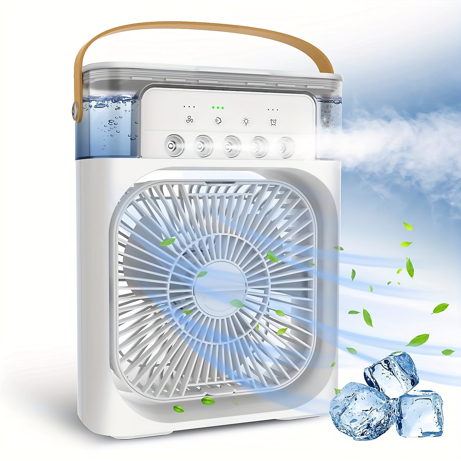 Portable USB Air Conditioner Humidifier Cooling Fan