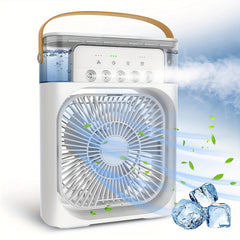 Portable USB Air Conditioner Humidifier Cooling Fan