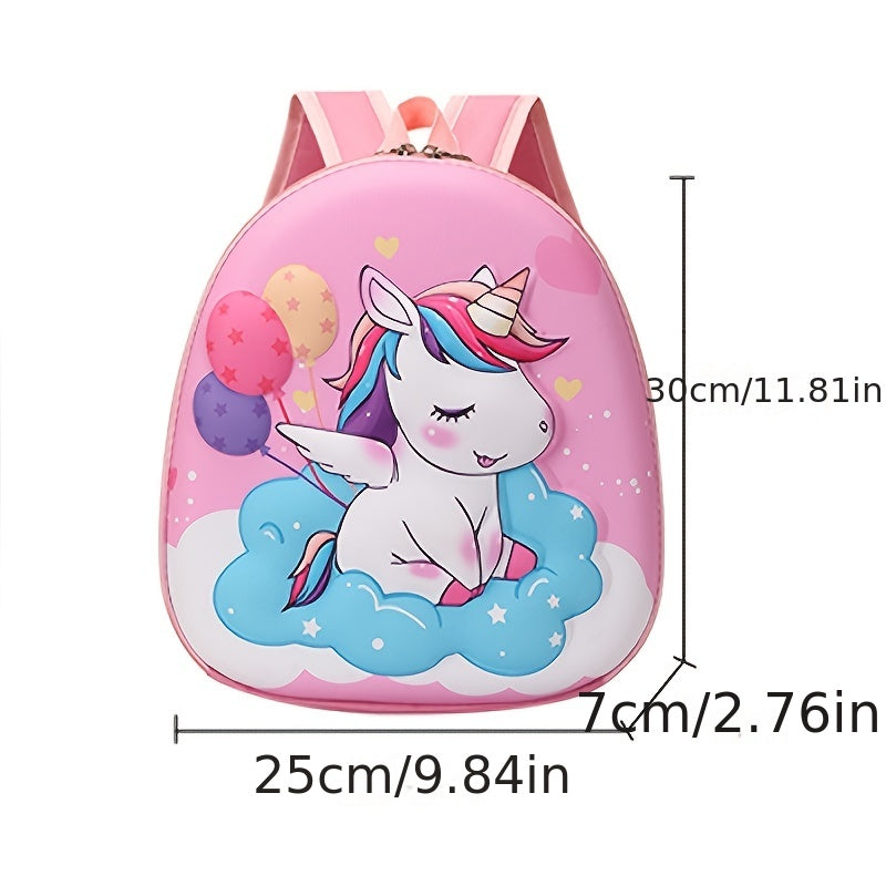3D Unicorn Dinosaur Backpack Lightweight Schoolbag