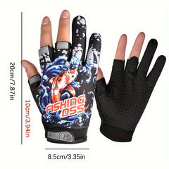 Outdoor Fishing Gloves Non slip Cycling Gloves