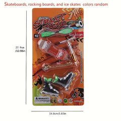 Mini Finger Scooter Roller Skating Shoe Set Tool Assembly
