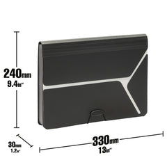 24 Pocket Transaction Organization Bag for School, Office, Home
