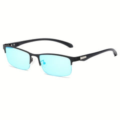Men's TR90 Blindness Detection Driving Glasses with Detection Chart