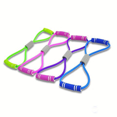 8 Shaped Yoga Stretch Strap Elastic Resistance Band for Home Gym Pilates