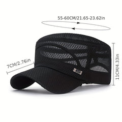 Men's Mesh Casual Adjustable Baseball Cap Summer