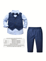 Baby Toddler Boys Gentleman Suit Set Dinner Dress