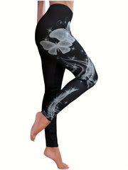 Ombre Butterfly Print Leggings