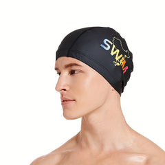 Silicone Swimming Cap for Adults Breathable with Ear Protection