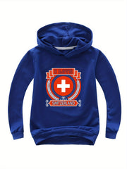 Cotton I LOVE SWITZERLAND Print Hoodies Girls Comfy Hooded Sweatshirt