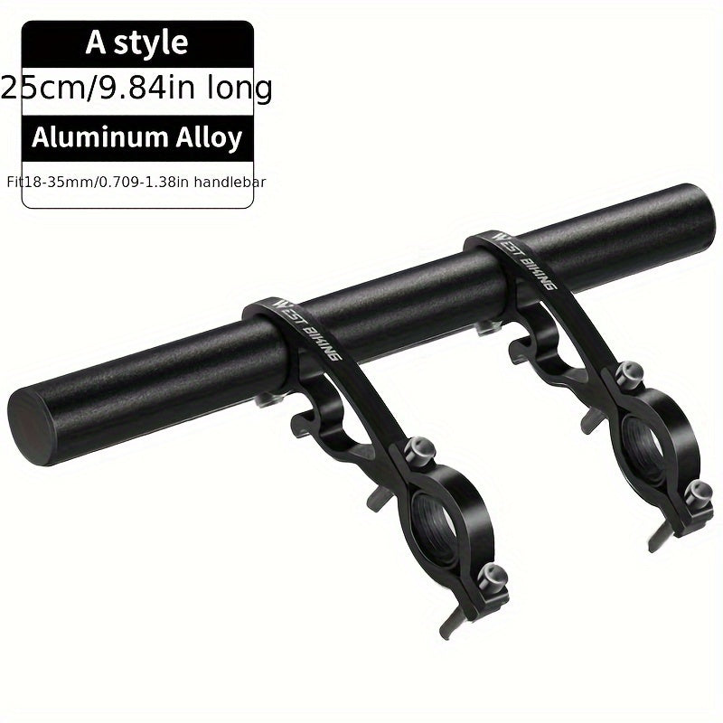 Bike Handlebar Extension Bracket Headlight Mounting Rod Bike Extension Rack