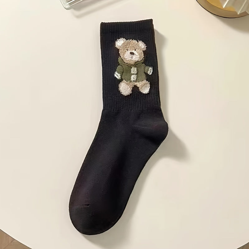 Bear Tube Socks Medium Coffee US5 7 5