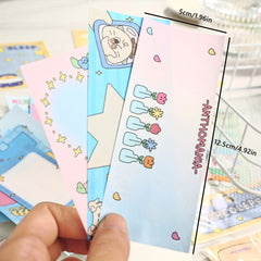 50pcs Forest Series Sticky Note Paper Girl Heart Small Animal Material Paper Car