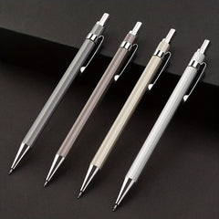 3pcs 0.7mm Metal Mechanical Pencils for Stylish Writing, Offices, Schools