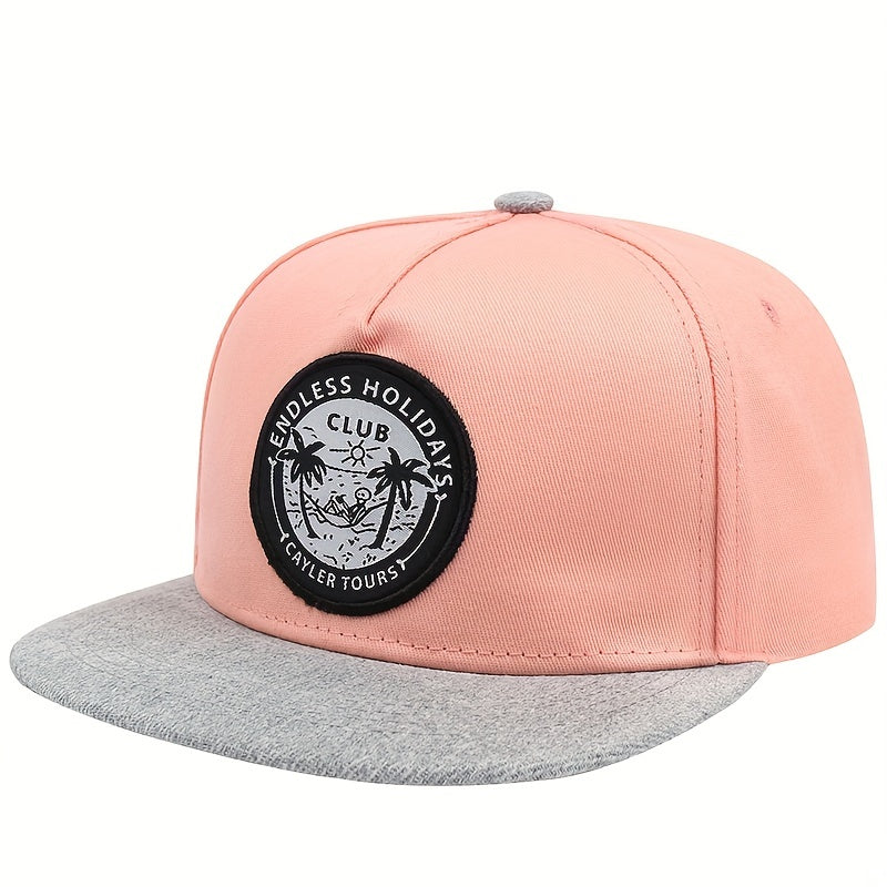 Mens Flat Brim Hip Hop Hat