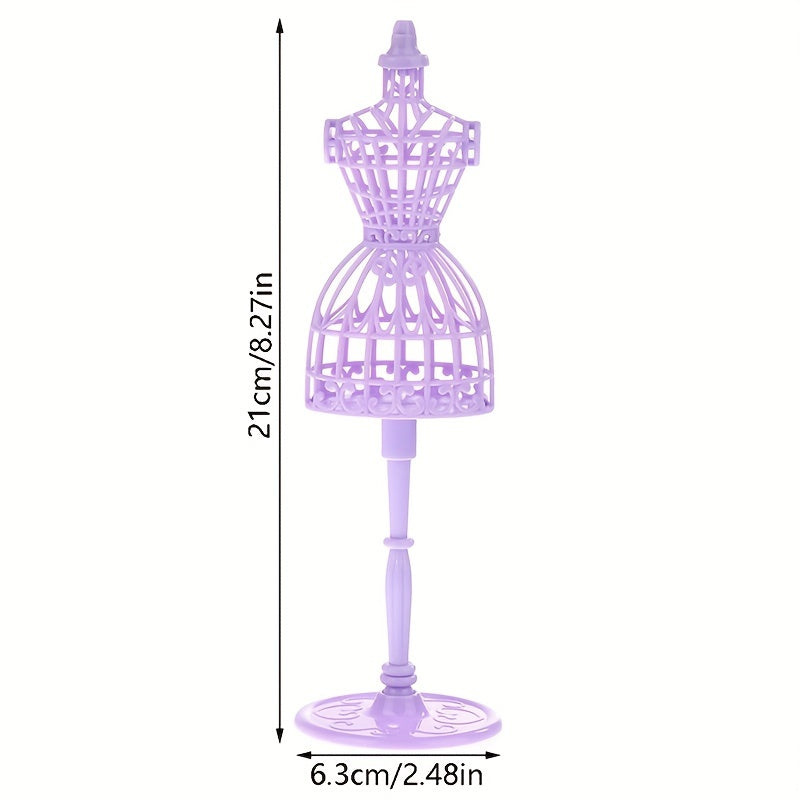 Girls Mannequin Doll Display Holder Dress Clothes Gown Stand Rack Holder
