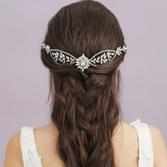 Golden Rhinestone Wedding Tiara Royal Bridal Crown Crystal Princess Crown
