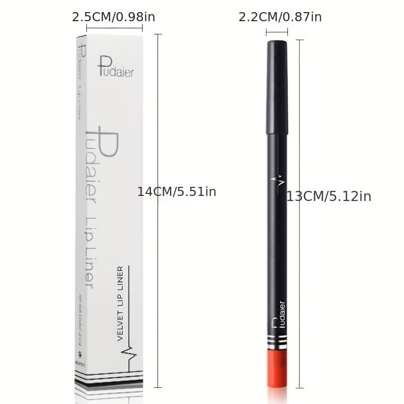 Waterproof Smudge Proof Lip Liner Pen Matte Finish Lip Makeup Tool