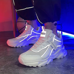Men's Breathable Chunky Sneakers for Jogging Gym