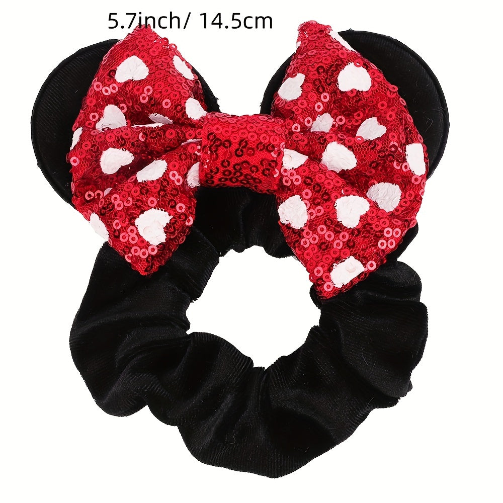 1pc Kids Large Hair Ring & Cute Hair Ties
