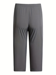 Men's Stretch Sports Shorts Quick Dry Zip Pockets Gym Training Pants
