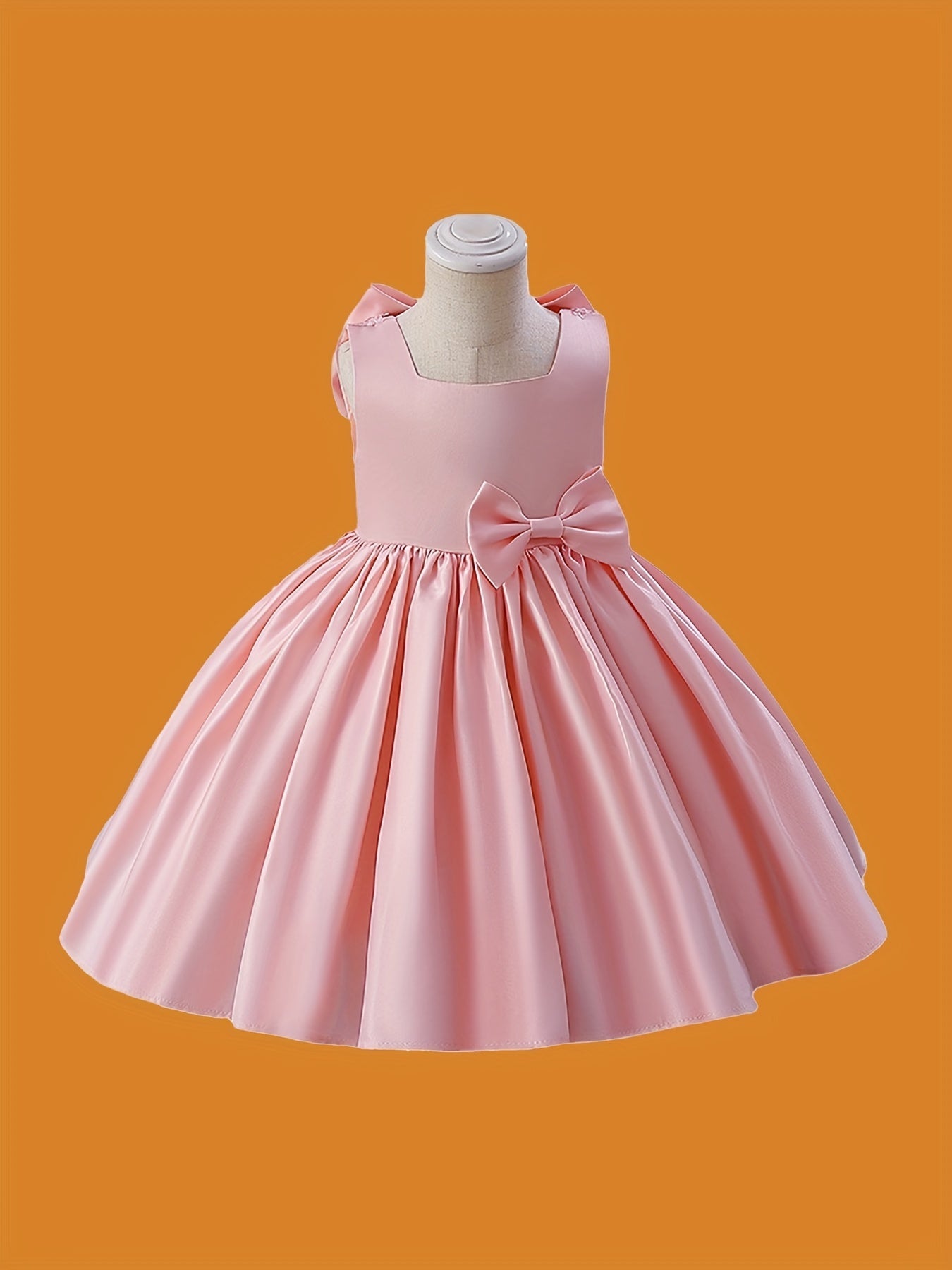 Butterfly Bow Evening Dress for Little Princesses