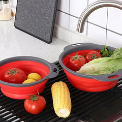 Collapsible Fruit and Vegetable Drain Basket