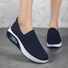 Comfortable Shock Absorption Slip On Loafers Shoes Lightweight Walking Sneakers
