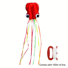 Creative Octopus Kite With Long Tail for Outdoor Fun