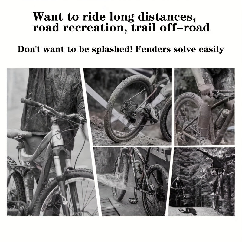 Detachable Bicycle Mudguard for Mountain Bike Enhance Riding Experience