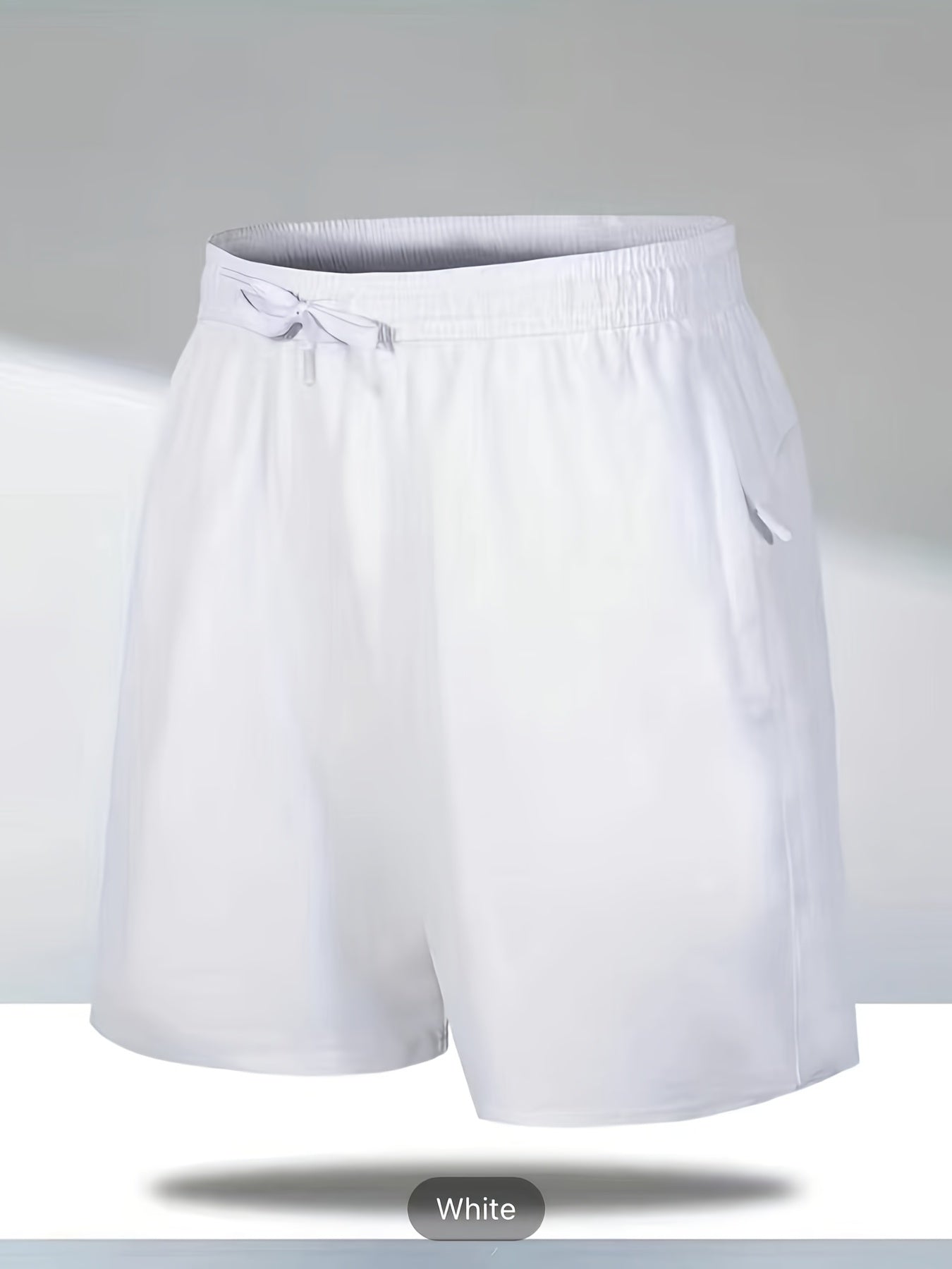 Men's Breathable Quick Dry Shorts With Pockets Drawstring Waist