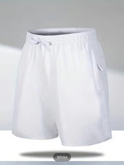 Men's Breathable Quick Dry Shorts With Pockets Drawstring Waist