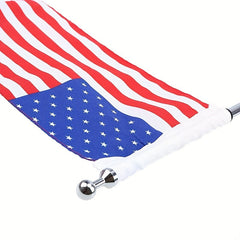 Motorcycle Flag Pole Luggage Rack Vertical American Flagpole