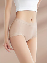 Lace Trim Briefs Comfy Stretchy Panties Lingerie Underwear