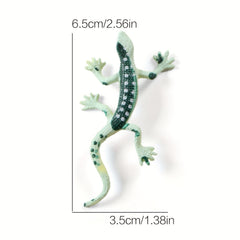 12pcs PVC Mini Lizard Figurine Set for Birthday Decor Party Favors & Halloween
