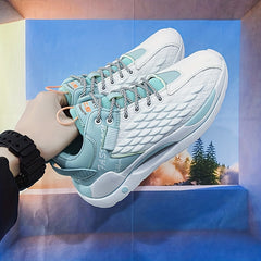 Men's Lace-up Sneakers Athletic Shoes Running Basketball Gym