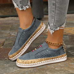Women's Casual Slip On Loafers Soft Sole Walking Sneakers