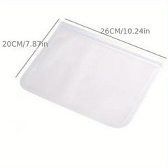 Reusable Food Zipper Storage Bag, Fruit Vegetable Sealing Bag