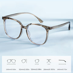 Round Reader Glasses Anti Light Casual Eyeglasses For Men