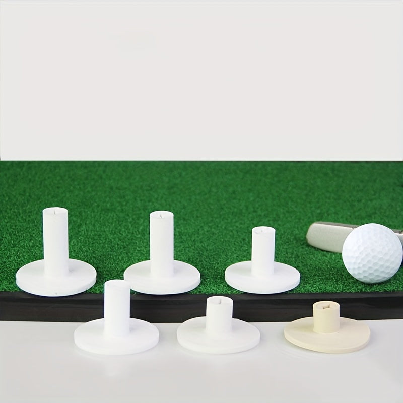 Rubber Golf Tees 3 Size Pack for Hitting Mats & Outdoor - Durable & Stable
