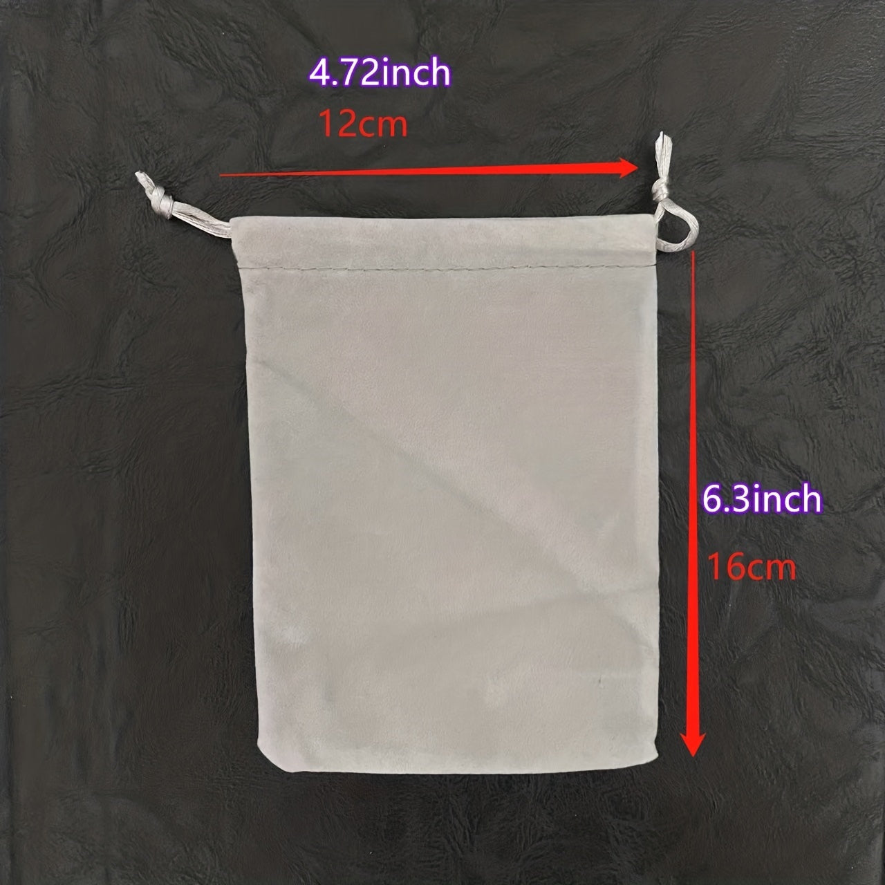 Small Dice Bag with Drawstring Closure - Holds 100 Polyhedral Dice