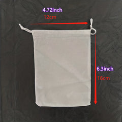 Small Dice Bag with Drawstring Closure - Holds 100 Polyhedral Dice