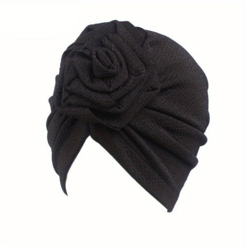 Soft Breathable Sleep Cap for Curly Hair - Adjustable Bath Cap for Girls