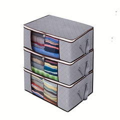 Foldable Clothing Storage Box for Clothes Blankets Quilts Sheets Pillows & Toys