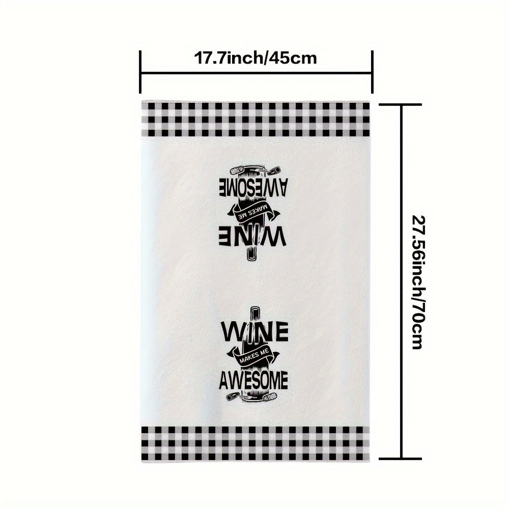 Funny Kitchen Towel Fast Drying Dish Towel Housewarming Gift