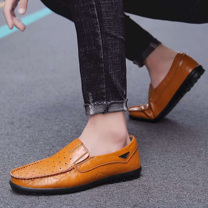 Men's Breathable Loafer Shoes Lightweight Slip On Moccasins